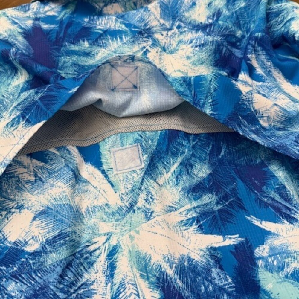 Reel Legends Mariner II Short Sleeve Shirt Blue & White Fishing Vented Men's XL - Picture 3 of 6